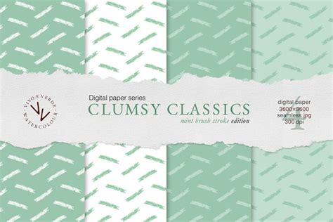 Long Mint Strokes and Gushes .